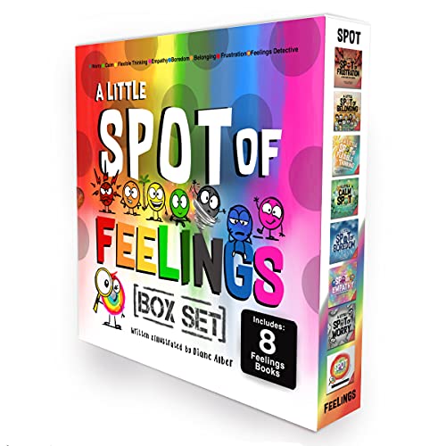 A Little SPOT of Feelings 8 Book Box Set (Book 2532: Empathy, Frustration, Calm, Belonging, Worry, Boredom, Flexible Thinking, ,Used