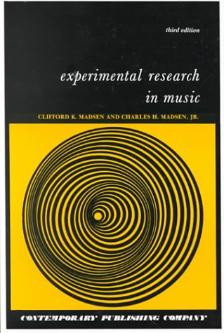 Experimental Research in Music, Text,New