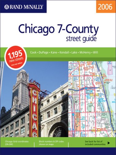 Rand McNally Chicago 7County Street Guide (Rand Mcnally Chicago 7 County Steet Guide),Used