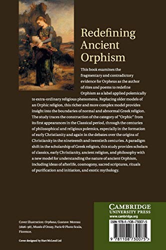 Redefining Ancient Orphism: A Study in Greek Religion,Used