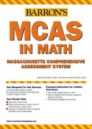 Barron's Mcas Math: Massachusetts Comprehensive Assessment System,Used