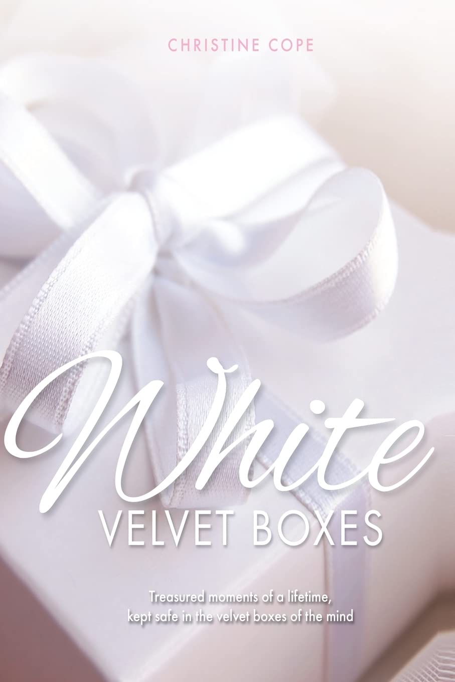 White Velvet Boxes: Treasured moments of a lifetime, kept safe in the velvet boxes of the mind,Used