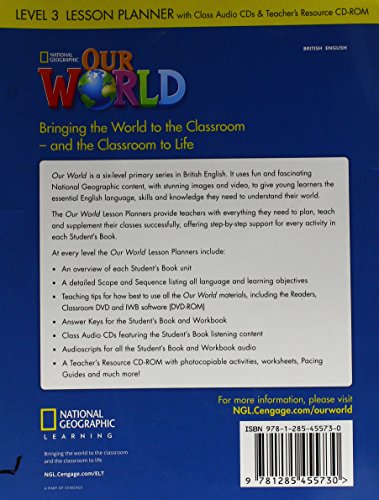 Our World 3: Lesson Planner with Audio CD and Teacher's Resource CDROM,Used