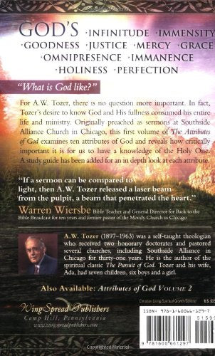The Attributes of God Volume 1 with Study Guide: A Journey Into the Father's Heart,New