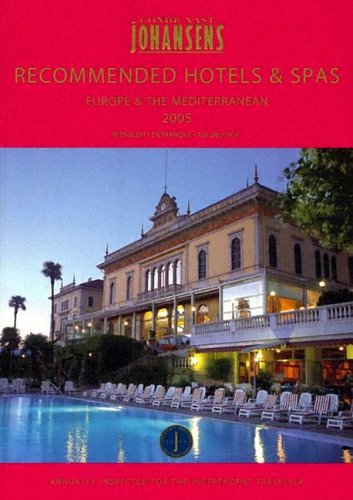 Conde Nast Johansens Recommended Hotels And Spas Europe And The Mediterranean,Used