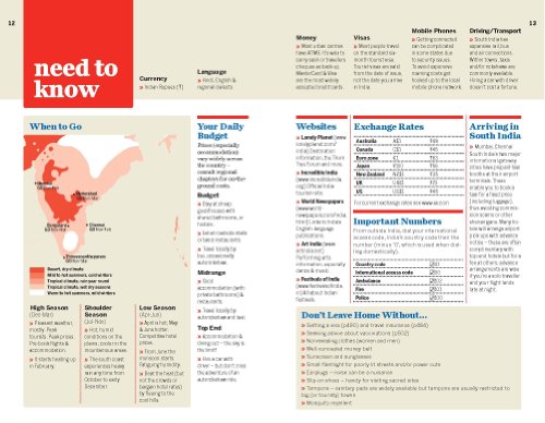 Lonely Planet Regional Guide South India & Kerala,Used