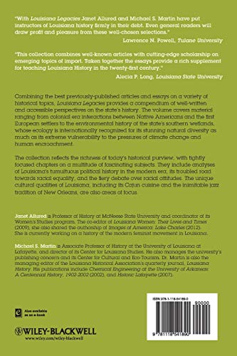 Louisiana Legacies: Readings In The History Of The Pelican State,Used