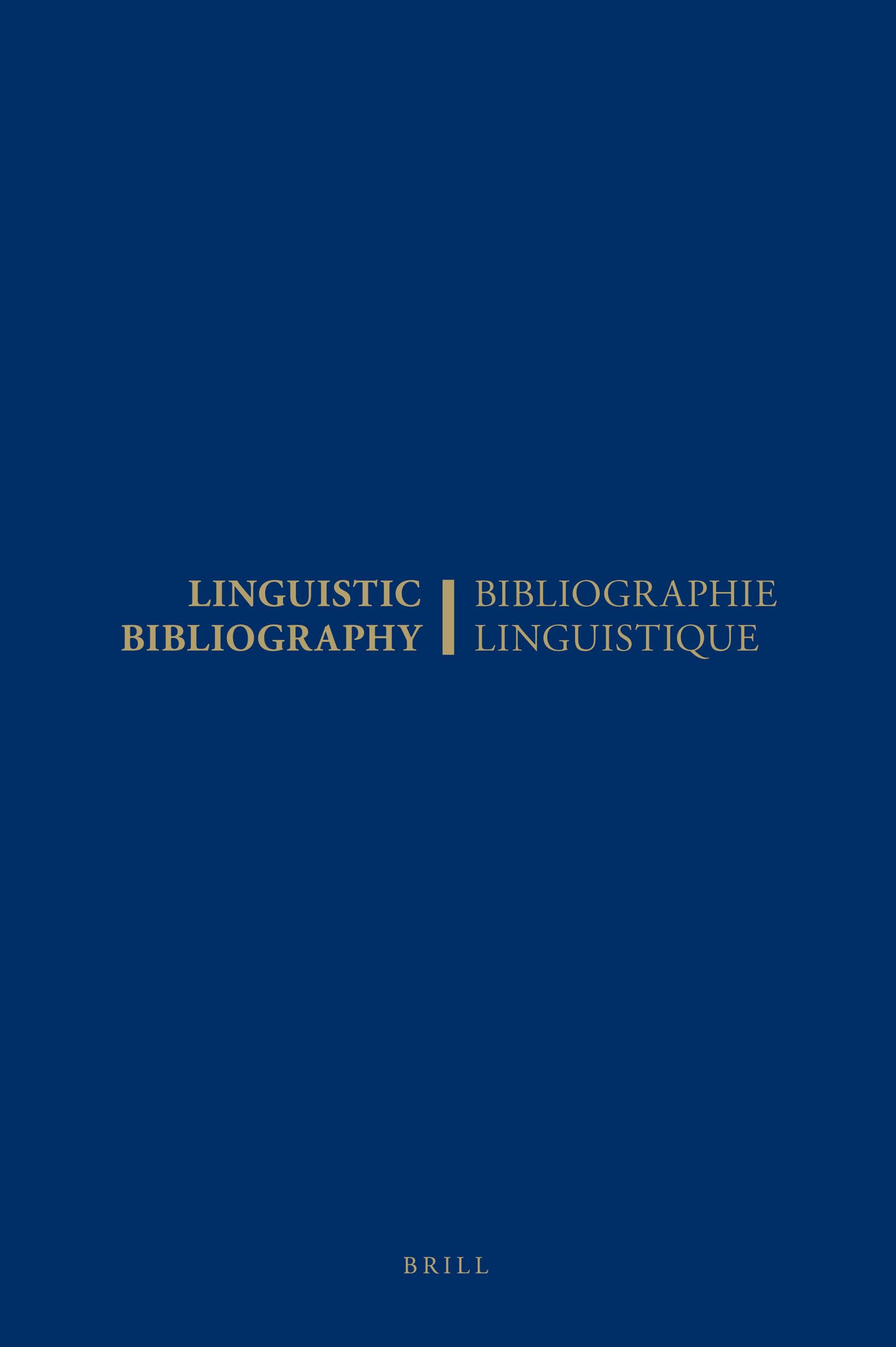 Linguistic Bibliography for the Year 2002 / Bibliographie Linguistique de l'Anne 2002: and supplement for previous years / et ,Used