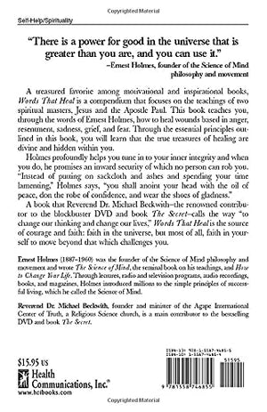 Words that Heal Today: An Inspirational, LifeChanging Classic from the Ernest Holmes Library,Used