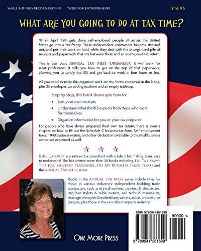 Annual Tax Mess Organizer For SelfEmployed People & Independent Contractors: Help for selfemployed individuals who did not kee,Used