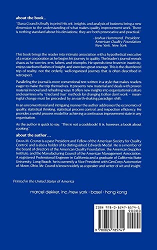A Leader's Journey to Quality (Quality and Reliability),Used