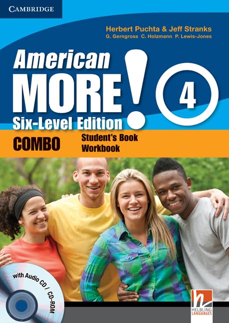 American More! SixLevel Edition Level 4 Combo with Audio CD/CDROM,Used