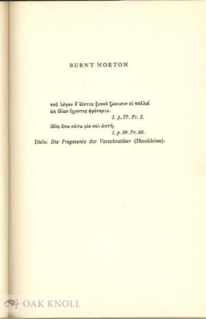 Four Quartets,Used