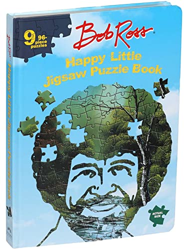 Bob Ross Happy Little Jigsaw Puzzle Book (Jigsaw Puzzle Books),Used