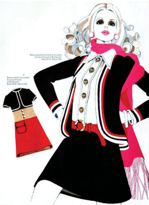 100 Years of Fashion Illustration,New
