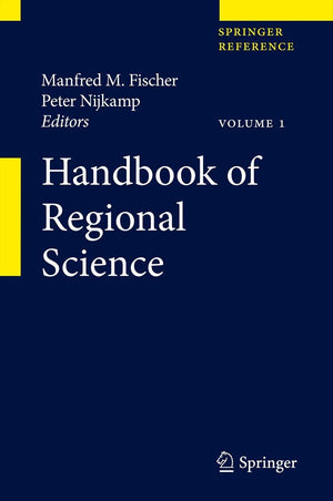 Handbook Of Regional Science,Used