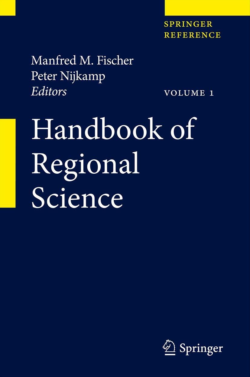 Handbook Of Regional Science,Used