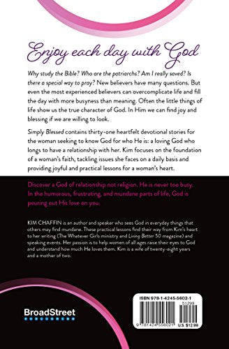 Simply Blessed: Finding Joy in the Little Things,Used