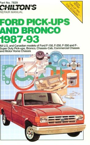 Chilton'S Ford Pickups & Bronco 198793,New