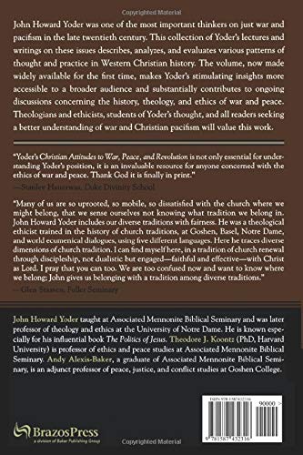 Christian Attitudes to War, Peace, and Revolution,New