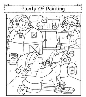 Christmas Color by Number (Dover Christmas Coloring Books),Used