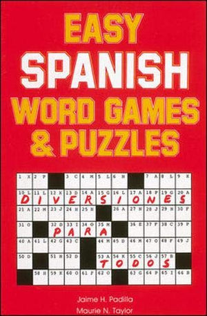 Easy Spanish Word Games & Puzzles,Used