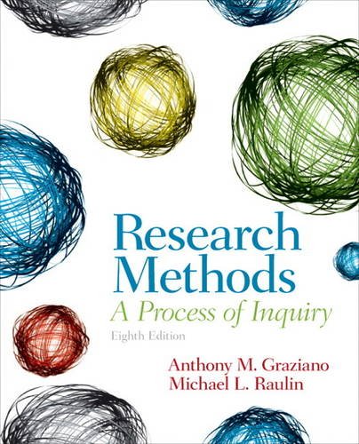 Research Methods: A Process of Inquiry (8th Edition),Used