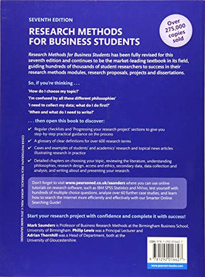 Research Methods for Business Students (7th Edition),New
