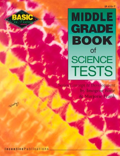 Middle Grade Book Of Science Tests (Basic Not Boring),Used
