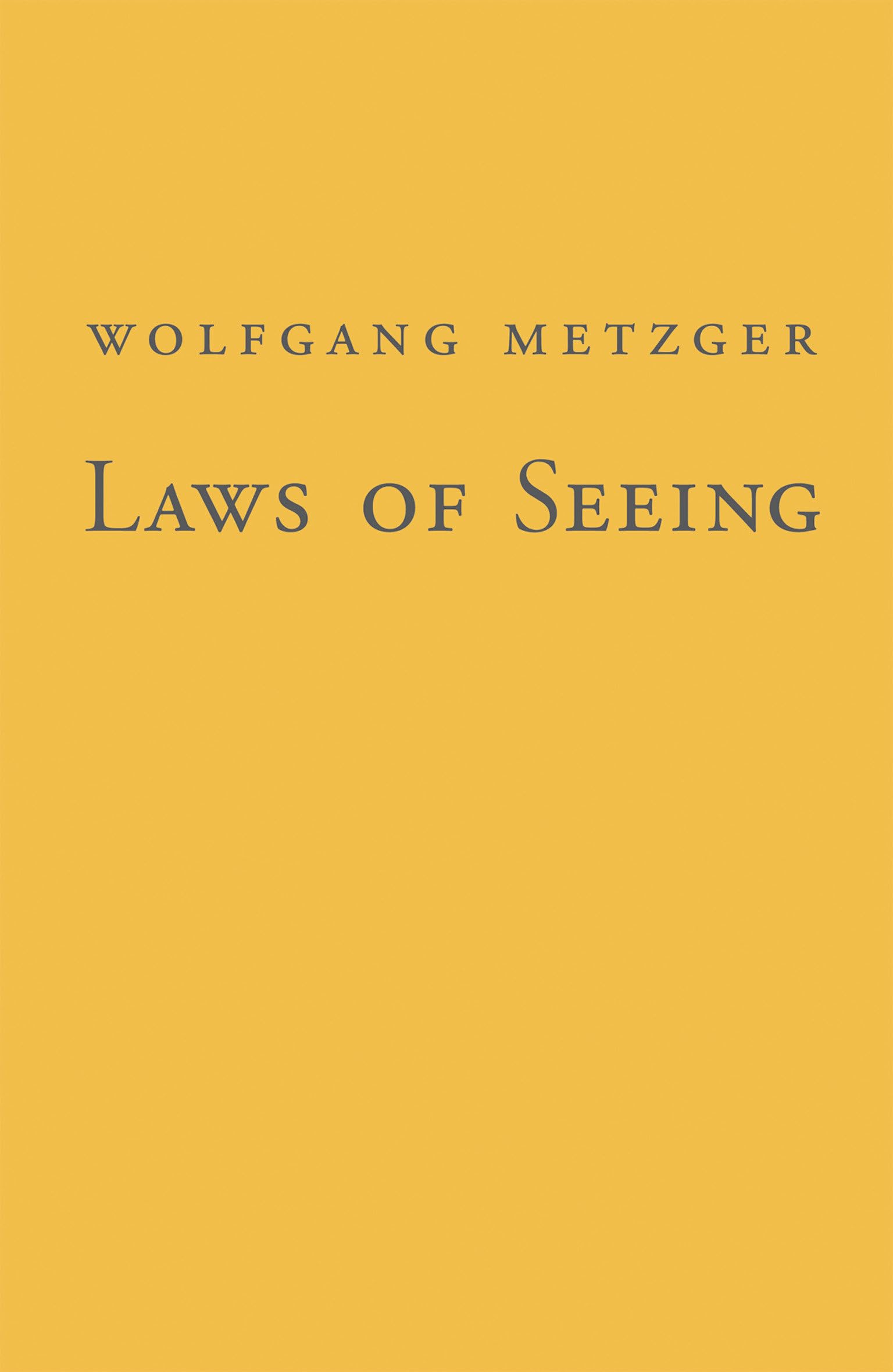 Laws Of Seeing (Mit Press)