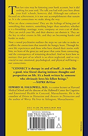 Connect: 12 Vital Ties That Open Your Heart, Lengthen Your Life, and Deepen Your Soul (New York),Used