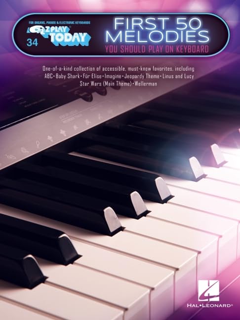 First 50 Melodies You Should Play on Keyboard  EZ Play Today #34,New