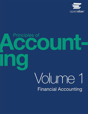 Principles of Accounting, Volume 1: Financial Accounting by OpenStax (hardcover version, full color),Used