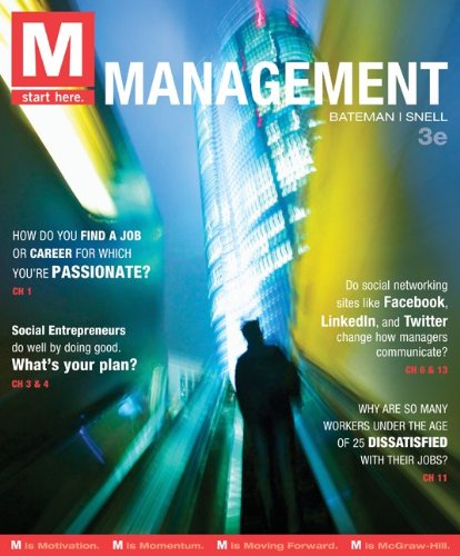 M: Management, 3rd Edition,Used