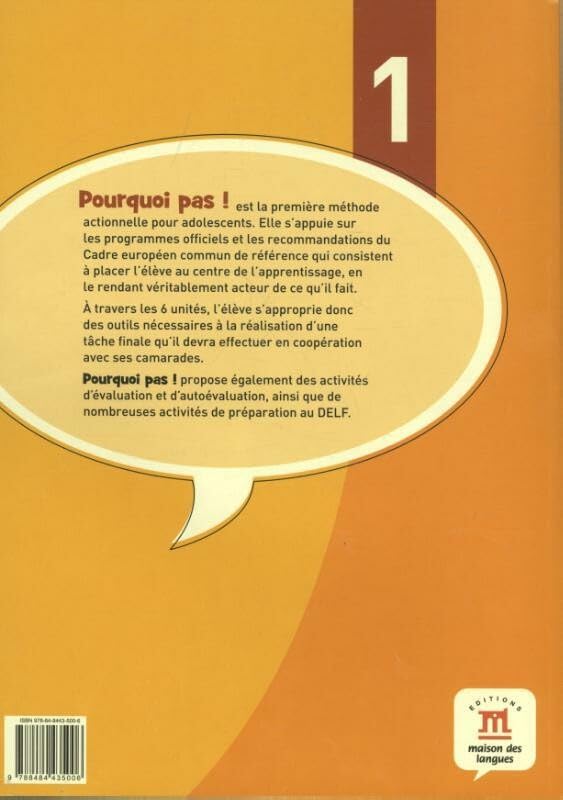 Porquoi Pas! 1 Livre de l'lve + CD: Porquoi Pas! 1 Livre de l'lve + CD,Used