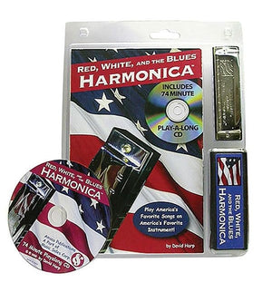 Red, White, And The Blues Harmonica: Book/Cd/Harmonica Pack,New