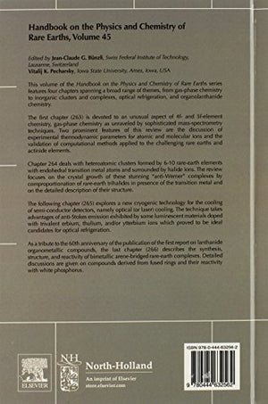Handbook on the Physics and Chemistry of Rare Earths (Volume 45),Used