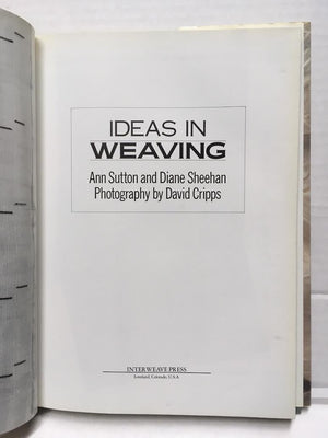 Ideas in Weaving,New
