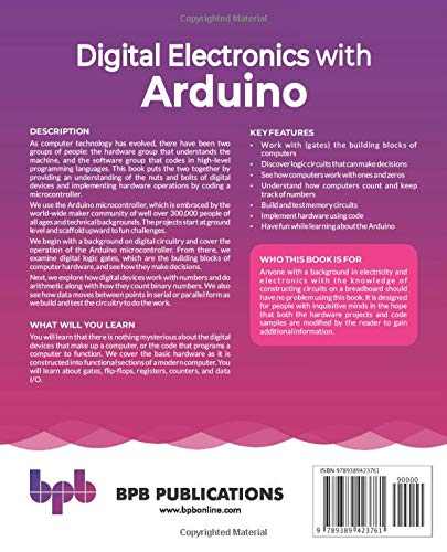 Digital Electronics with Arduino: Learn How To Work With Digital Electronics And Microcontrollers (English Edition),Used