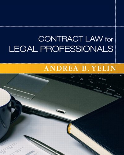 Contract Law for Legal Professionals,Used