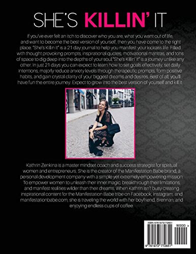 Shes Killin It: The Ultimate 21Day Journal For Manifesting A KickAss Life,Used