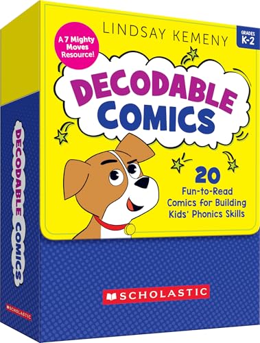 Decodable Comics (MultipleCopy Set): 20 FunToRead Comics For Building Kids Phonics Skills
