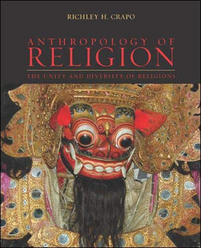 Anthropology Of Religion: The Unity And Diversity Of Religions,New