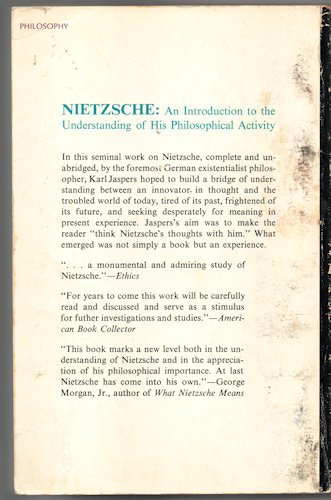 Nietzsche: An Introduction To His Philosophical Activity,Used