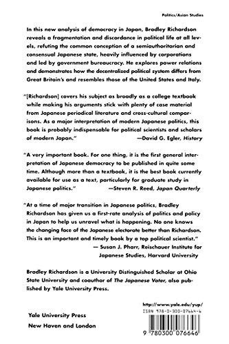 Japanese Democracy: Power, Coordination, and Performance,Used