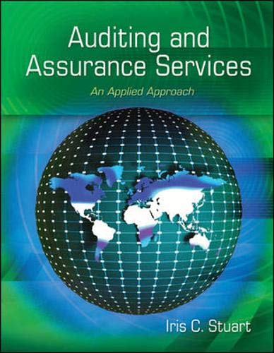 Auditing and Assurance Services: An Applied Approach,Used