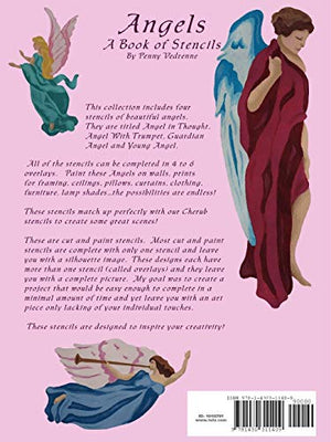 Angels: A Book of Stencils,Used