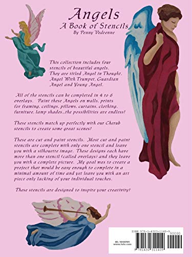 Angels: A Book of Stencils,Used