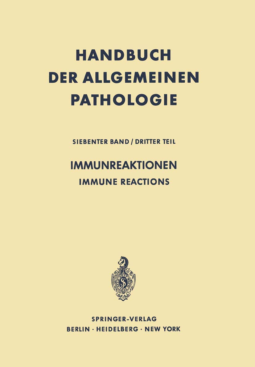 Immunreaktionen / Immune Reactions,Used