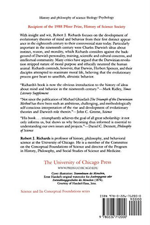 Darwin And The Emergence Of Evolutionary Theories Of Mind And Behavior (Science And Its Conceptual Foundations Series),New